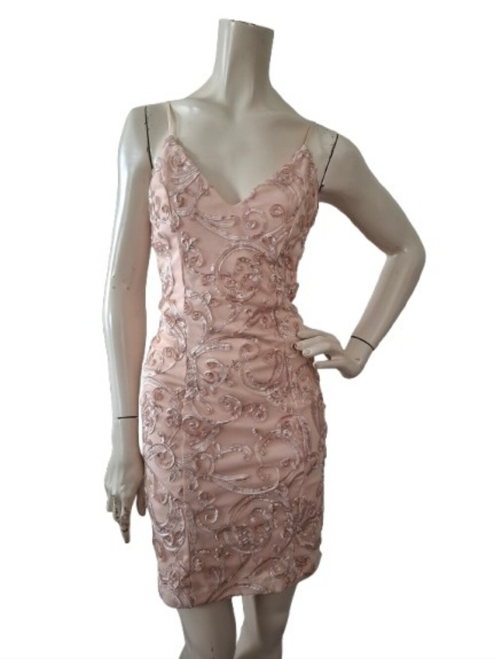 Windsor Blush Pink Party Dress Women's S